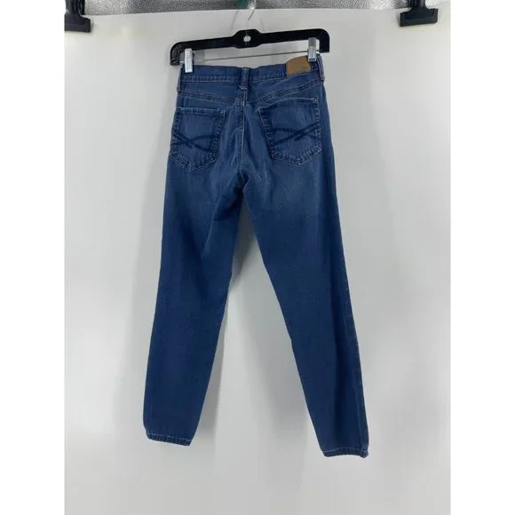 AERO Women's High Rise Medium Wash Skinny Denim Jeans Size 00 - Picture 4 of 11